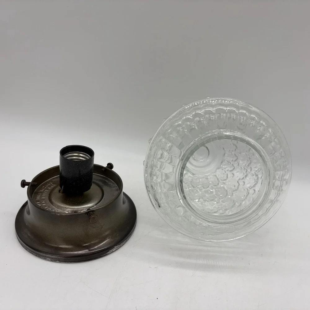 Vintage Bubble Acorn Clear Glass Ceiling Wall Light Fixture & Lamp Shade Globe